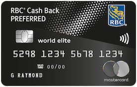 RBC Cash Back Preferred World Elite Mastercard