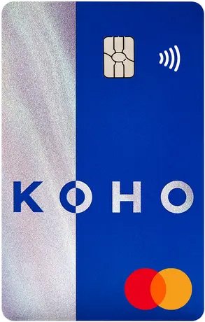 KOHO Extra Prepaid Mastercard