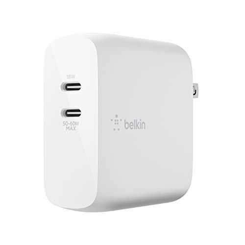 Boost Charge Dual USB-C PD Gan Wall Charger 68W